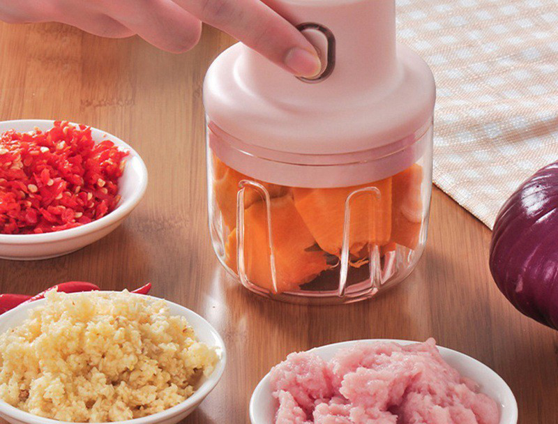 Máy Xay Tỏi ớt Mini Cầm Tay Pin Sạc Xtolg Máy Xay Tỏi ớt Mini Cầm Tay Pin Sạc Xtolg