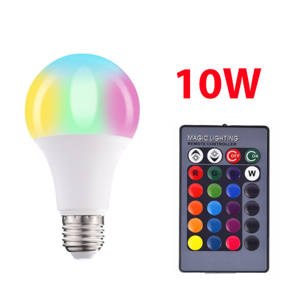 Đèn Led Rgb đổi Màu Led Trang Trí Kèm điều Khiển Từ Xa Mla