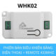 Hộp công tắc wifi + remote WHK02