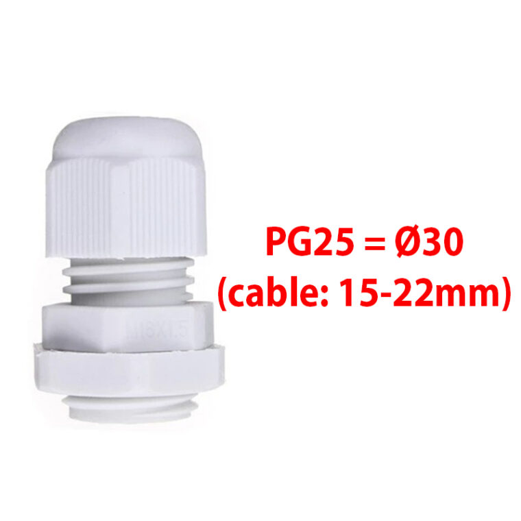 Ốc Siết Cáp Nhựa Chống Nước Pg Các Kích Cỡ (gói 10 Chiếc)