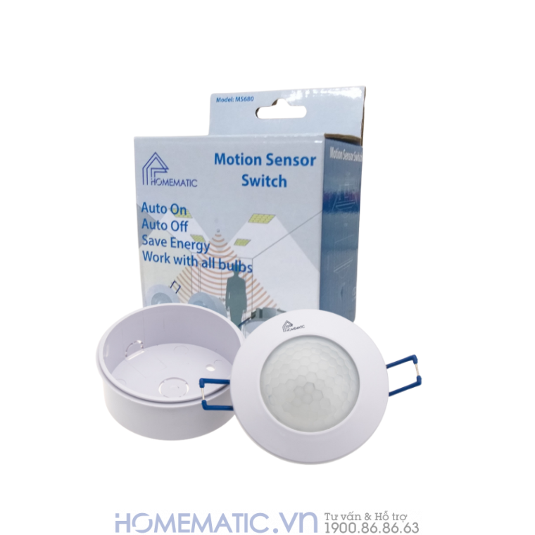 Công Tắc Cảm Biến Chuyển động Hồng Ngoại Thân Nhiệt Homematic Ms680