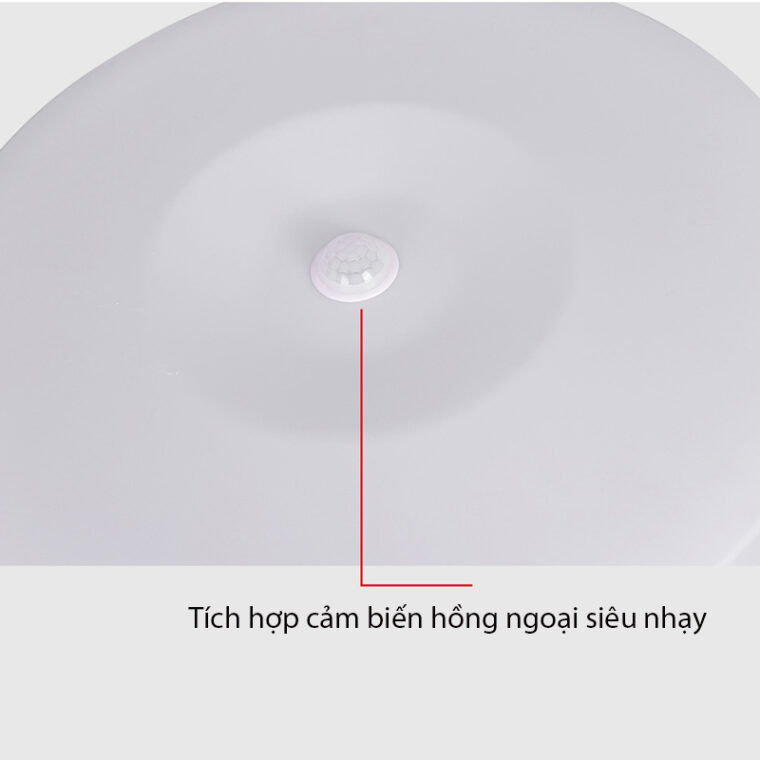 Đèn ốp Trần Cảm Biến Tích điện Ecl