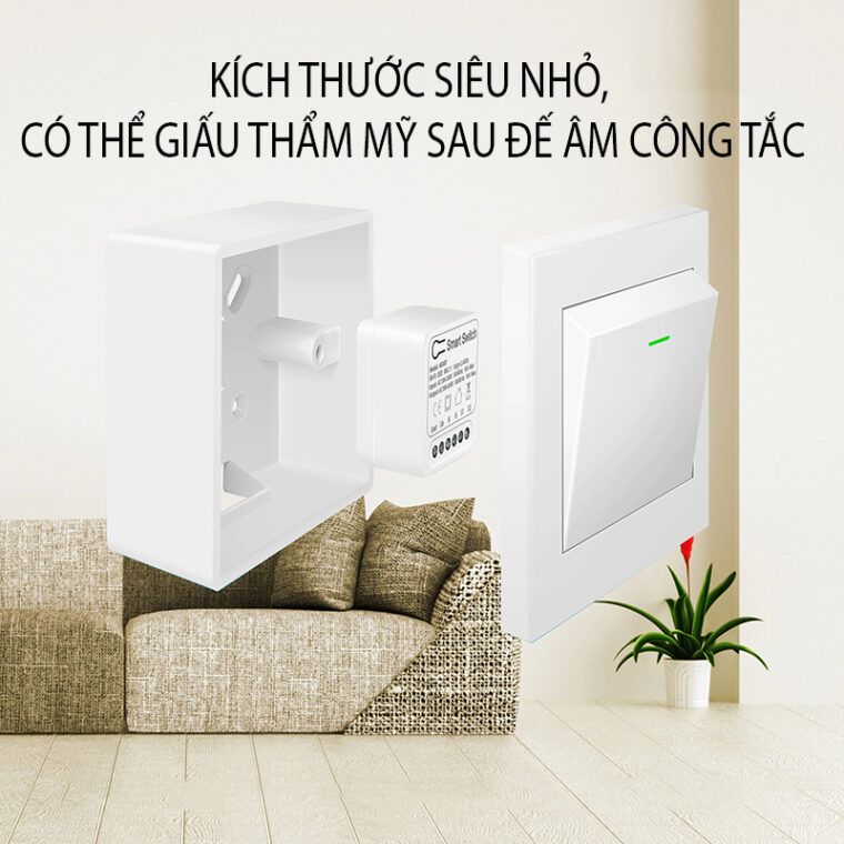 Hộp Công Tắc Wifi Mini 16a Homematic Mk601