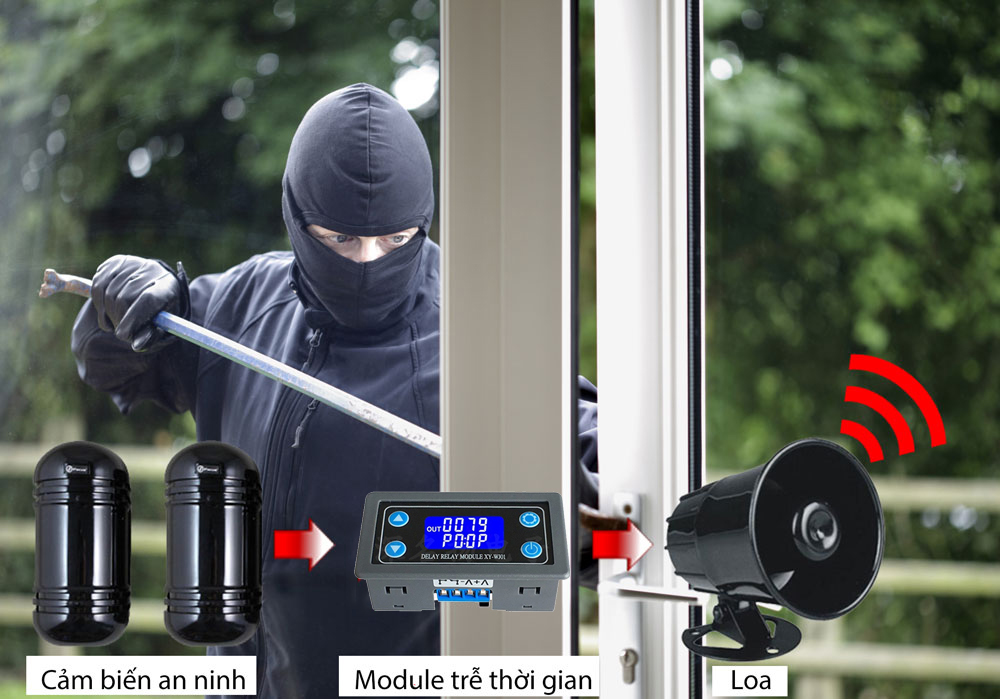 Modul Trễ Thời Gian Dành Cho Cảm Biến Có Dây Wj01xy