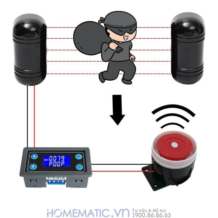 Modul Trễ Thời Gian Dành Cho Cảm Biến Có Dây Wj01xy