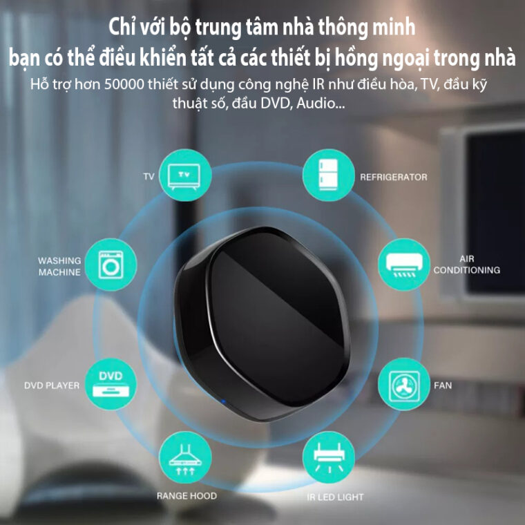 Trung Tâm điều Khiển Nhà Thông Minh Ir+zigbee+bluetooth Mesh Yzg14ble