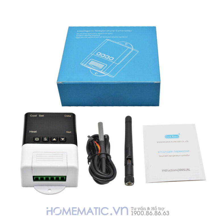Bộ điều Khiển Nhiệt độ đóng Ngắt Thiệt Bị Wifi Dtc1201