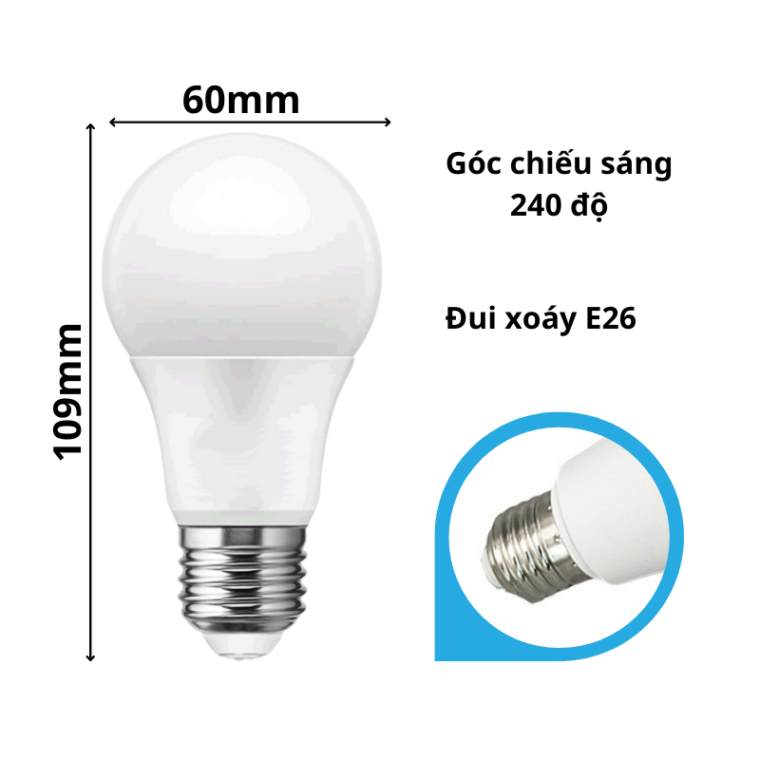 Bóng đèn Cảm Biến ánh Sáng Tự động Bật Khi Trời Tối Lsb100 Bóng đèn Cảm Biến ánh Sáng Tự động Bật Khi Trời Tối Lsb100