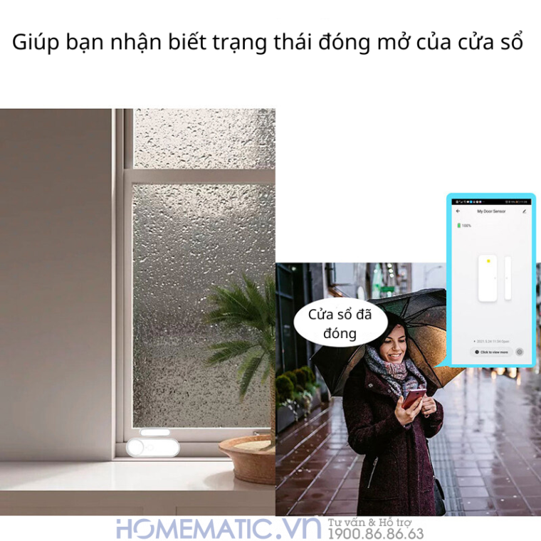 Cảm Biến Mở Cửa Wifi Có Còi Chống Trộm Báo Qua điện Thoại Tuya Hm-ds04 Cảm Biến Mở Cửa Wifi Có Còi Chống Trộm Báo Qua điện Thoại Tuya Hm-ds04