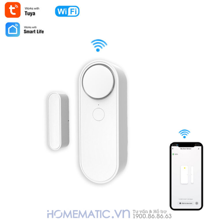 Cảm Biến Mở Cửa Wifi Có Còi Chống Trộm Báo Qua điện Thoại Tuya Hm-ds04 Cảm Biến Mở Cửa Wifi Có Còi Chống Trộm Báo Qua điện Thoại Tuya Hm-ds04
