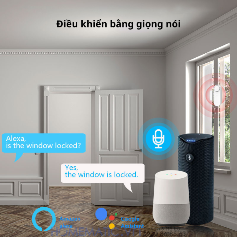 Cảm Biến Mở Cửa Wifi Có Còi Chống Trộm Báo Qua điện Thoại Tuya Hm-ds04 Cảm Biến Mở Cửa Wifi Có Còi Chống Trộm Báo Qua điện Thoại Tuya Hm-ds04