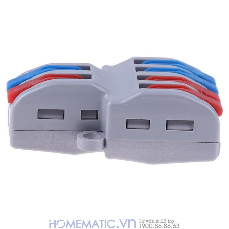 Cút Nối đầu Nối Dây điện đôi 2 Cổng Ra 4 Kv774-2p4