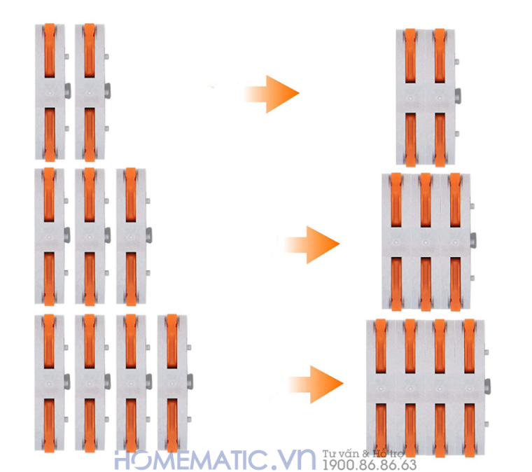 Cút Nối Dây điện 2 đầu Có Thể Lắp Ghép Theo Nhu Cầu Kv-221 Cút Nối Dây điện 2 đầu Có Thể Lắp Ghép Theo Nhu Cầu Kv-221
