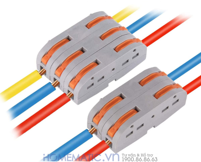 Cút Nối Dây điện 2 đầu Có Thể Lắp Ghép Theo Nhu Cầu Kv-221