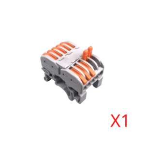 Đầu Nối Dây điện Gắn Thanh Ray Tủ điện 2 Dây Chia 3-5 Cổng Kv35