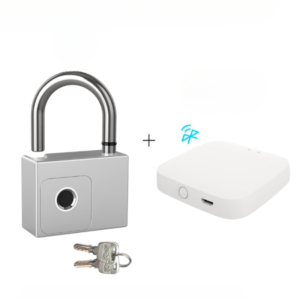 Khóa Vân Tay Wifi Càng To Kèm Chìa Dự Phòng Tuya P70