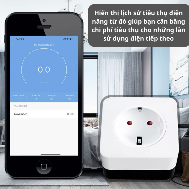 Ổ Cắm Wifi 16a Chuyên Dụng Cho điều Hòa Nhiệt độ Sp-ac Ổ Cắm Wifi 16a Chuyên Dụng Cho điều Hòa Nhiệt độ Sp-ac