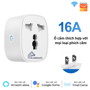 Ổ Cắm Wifi điều Khiển Từ Xa 16a Homematic Bsd61