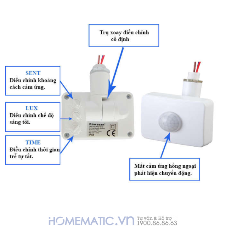 Cảm Biến Chuyển động Kawasan Kw-fs23 Cảm Biến Chuyển động Kawasan Kw-fs23