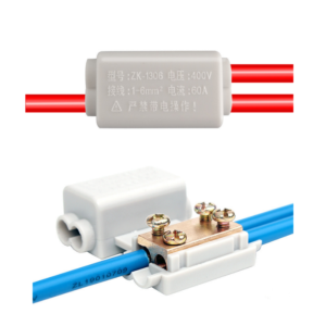 Cút Nối Dây điện Liền Khối Chịu Tải 1 Cổng Ra 2 Zk-1306 đôi Và đơn