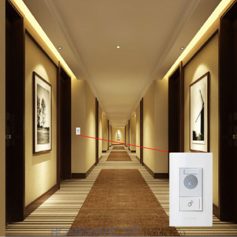 Công Tắc Panasonic Halumie Cảm ứng Hồng Ngoại Halupir Wevhpir2