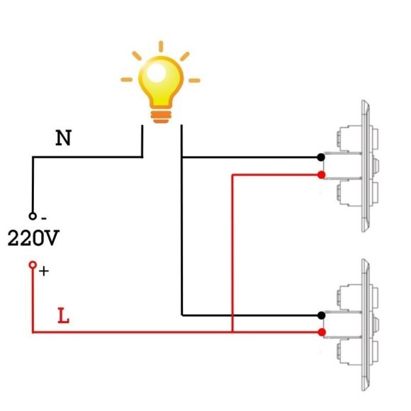 Công Tắc Panasonic Halumie Cảm ứng Hồng Ngoại Halupir Wevhpir3 cách đấu nối công tắc cầu thang đảo chiều