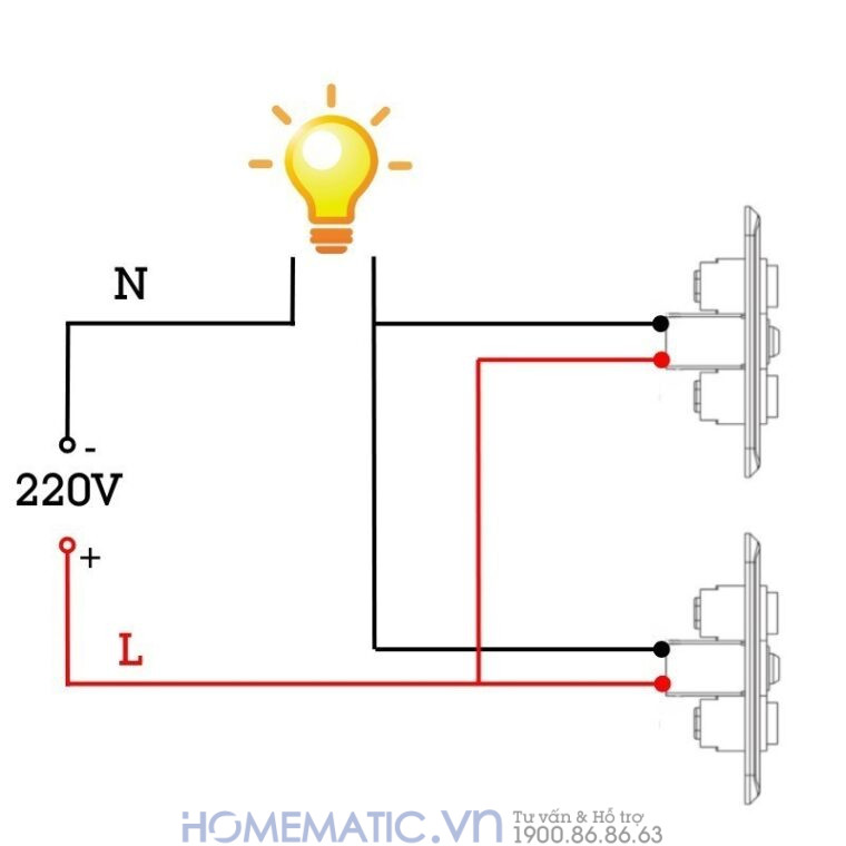Công Tắc Panasonic Halumie Cảm ứng Hồng Ngoại Halupir Wevhpir3 cách đấu nối công tắc cầu thang đảo chiều