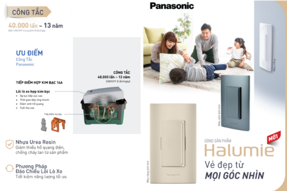 Công Tắc Panasonic Halumie Cảm ứng Hồng Ngoại Halupir Wevhpir3