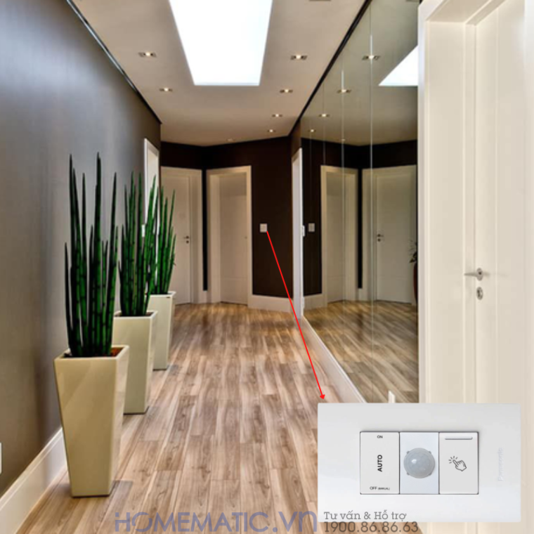 Công Tắc Panasonic Halumie Cảm ứng Hồng Ngoại Halupir Wevhpir3