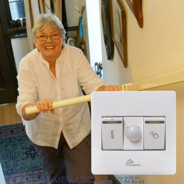 Công Tắc Cảm Biến Homematic Bật đèn Cầu Thang Tự động Hm86pir