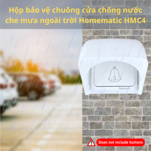 Hộp Bảo Vệ Chuông Cửa Chống Nước Che Mưa Ngoài Trời Homematic Hmc4