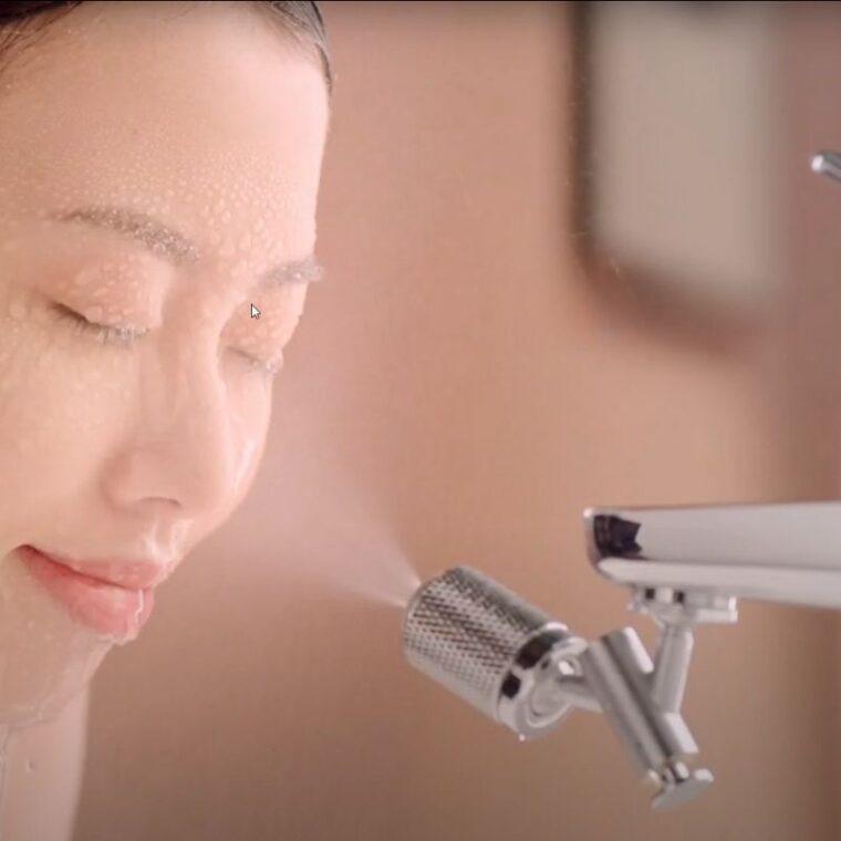 Đầu Nối Vòi Nước Xoay 720 độ Cho Lavabo Hỗ Trợ Phun Sương Spa Mát Xa Mặt