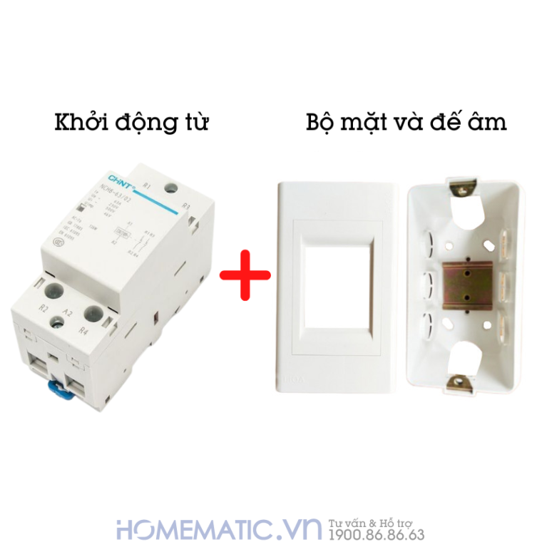 Khởi động Từ 1 Pha 63a Chint Nch863a
