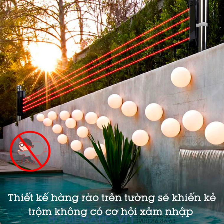 Ứng dụng thực tế của Beam báo trộm cảm biến hàng rào hồng ngoại 4 tia ABH-150L sử dụng cho nhiều mục đích khác nhau Ứng dụng thực tế của Beam báo trộm cảm biến hàng rào hồng ngoại 4 tia ABH-150L sử dụng cho nhiều mục đích khác nhau