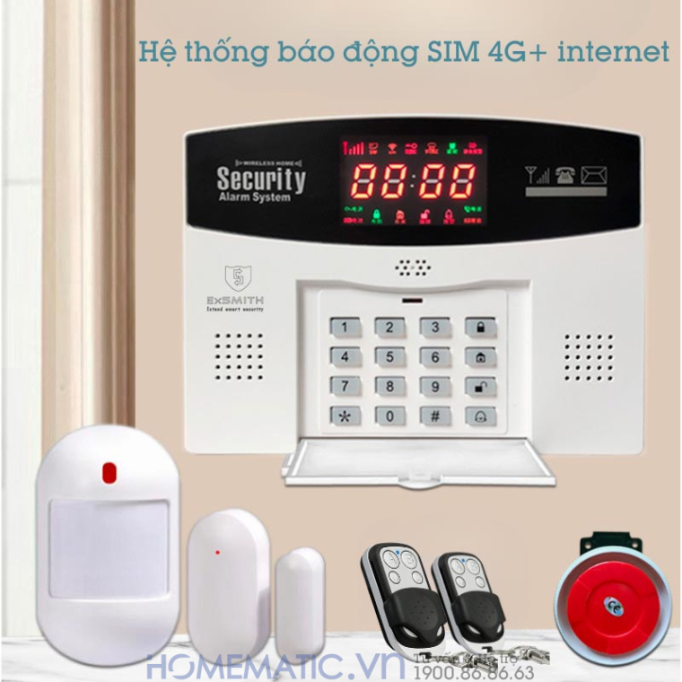 Thiết Bị Chống Trộm Báo Qua điện Thoại Exsmith Es1720 đa dạng chức năng