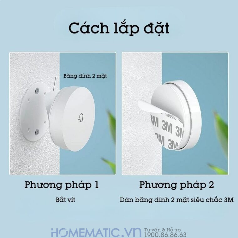 Chuông Cửa Thông Minh Wifi Không Dùng Pin Linptech G6lwe dễ lắp đặt