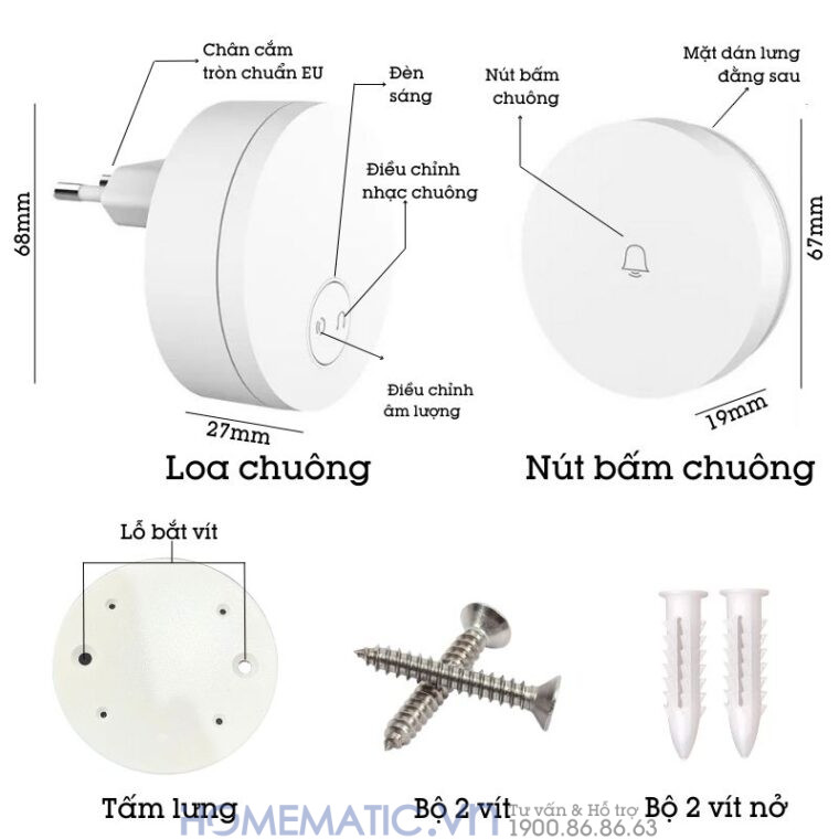 Chuông Cửa Thông Minh Wifi Không Dùng Pin Linptech G6lwe