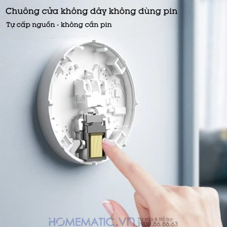 Chuông Cửa Thông Minh Wifi Không Dùng Pin Linptech G6lwe