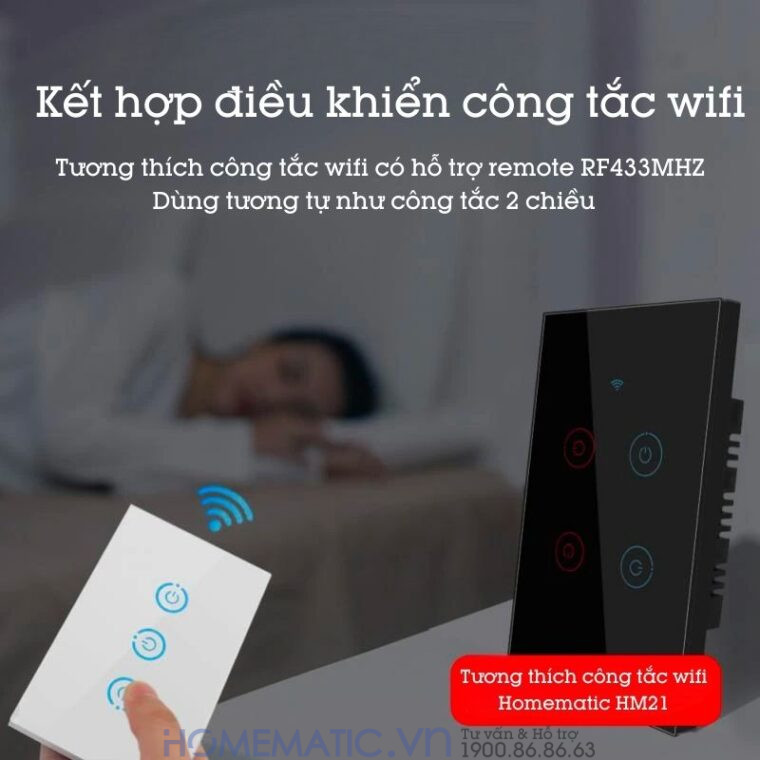 Tính năng công tắc cảm ứng chạm Tính năng công tắc cảm ứng chạm