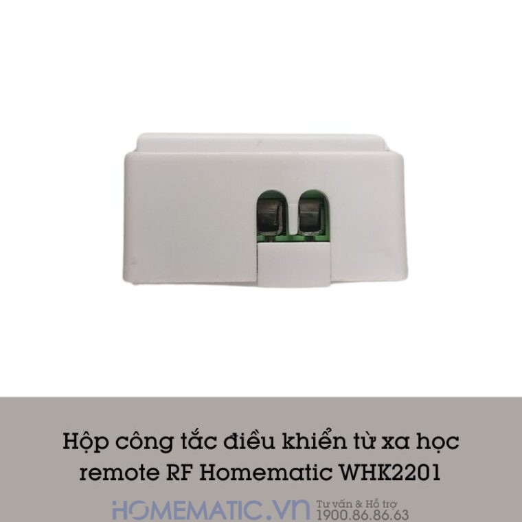 Lỗ cắm dây điện hộp công tắc điều Khiển Từ Xa 220v Homematic Whk2201