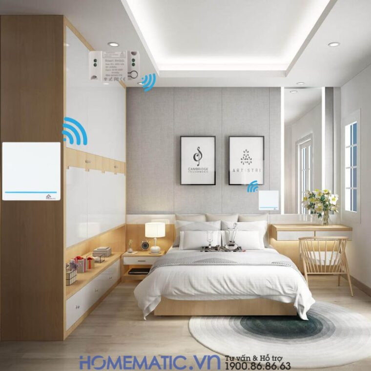 Ứng dụng công tắc điện điều khiển từ xa