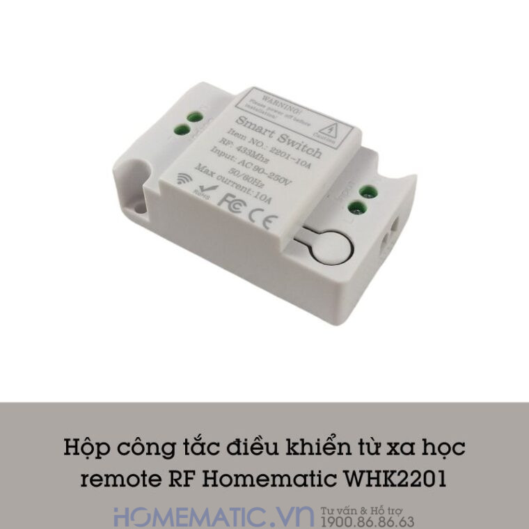 Hộp Công Tắc điều Khiển Từ Xa 220v Homematic Whk2201