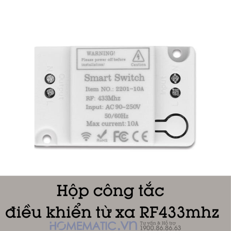 Hộp Công Tắc điều Khiển Từ Xa 220v Homematic Whk2201