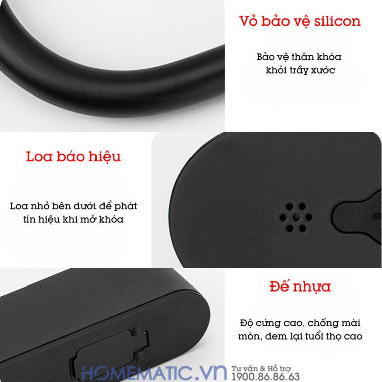 Tính năng của khóa xe máy chữ u