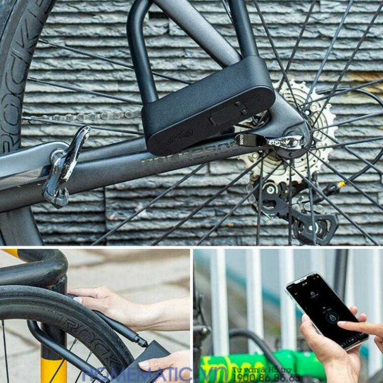 Ứng dụng của Khóa chống trộm xe máy khóa càng xe máy vân tay thông minh Jinjian