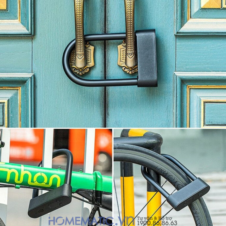 Ứng dụng của Khóa chống trộm xe máy khóa càng xe máy vân tay thông minh Jinjian