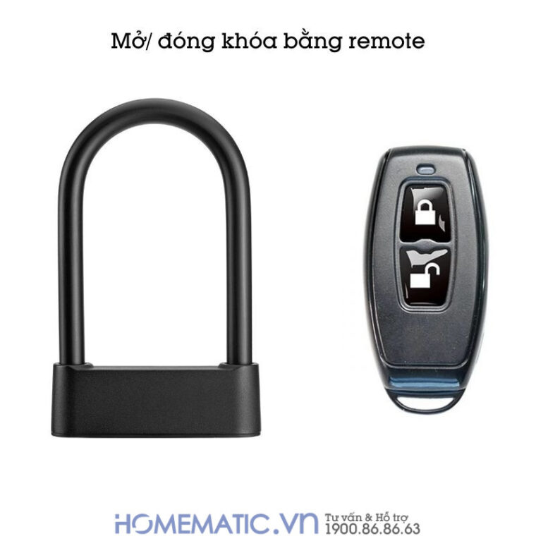 mở khóa chống trộm xe máy bằng remote