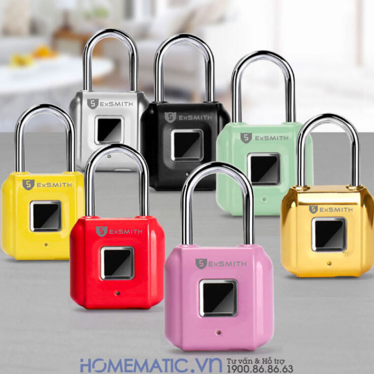 Ổ Khóa Mini Khoá Vali Nhỏ Khóa Tủ Vân Tay M100 đa dạng màu sắc