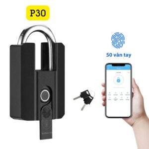 Ổ Khóa Vân Tay Chống Trộm Kèm Chìa Exsmith P303