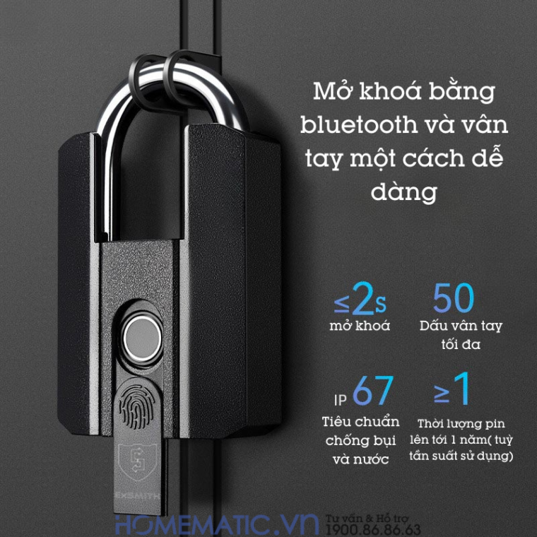 Ổ Khóa Vân Tay Exsmith P303 với các tính năng thông minh
